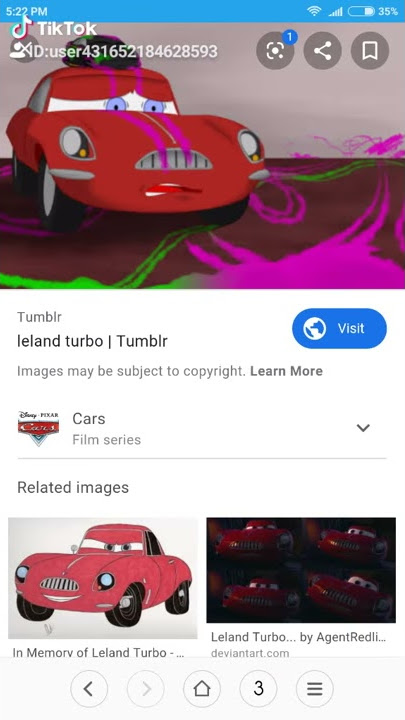 Cars 2 Leland turbo tribute from tik tok #lelandturbo