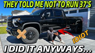 Planning To Run 37's On A 2024 Chevy Silverado 3500? WATCH FIRST!!!
