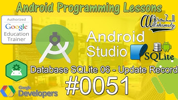 51 خبايا و أسرار قواعد البيانات مع أندرويد تحديث البيانات SQLite Update Records