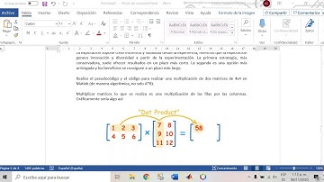 Algoritmo Multiplicación de Matrices MATLAB