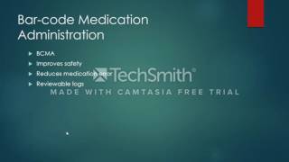 Barcode Medication Scanning