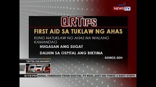 QRTips: First aid sa tuklaw ng ahas