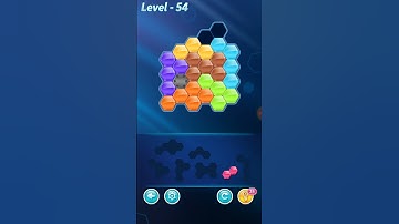 Block Hexa Puzzle Advanced Level 54 Walkthrough