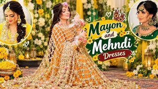 Bridal Mayon & Mehndi Dress Ideas 2026 💛💚 | Beautiful Pakistani Bridal Dresses | Latest Designs