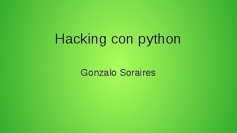 hacking con python 05 ita