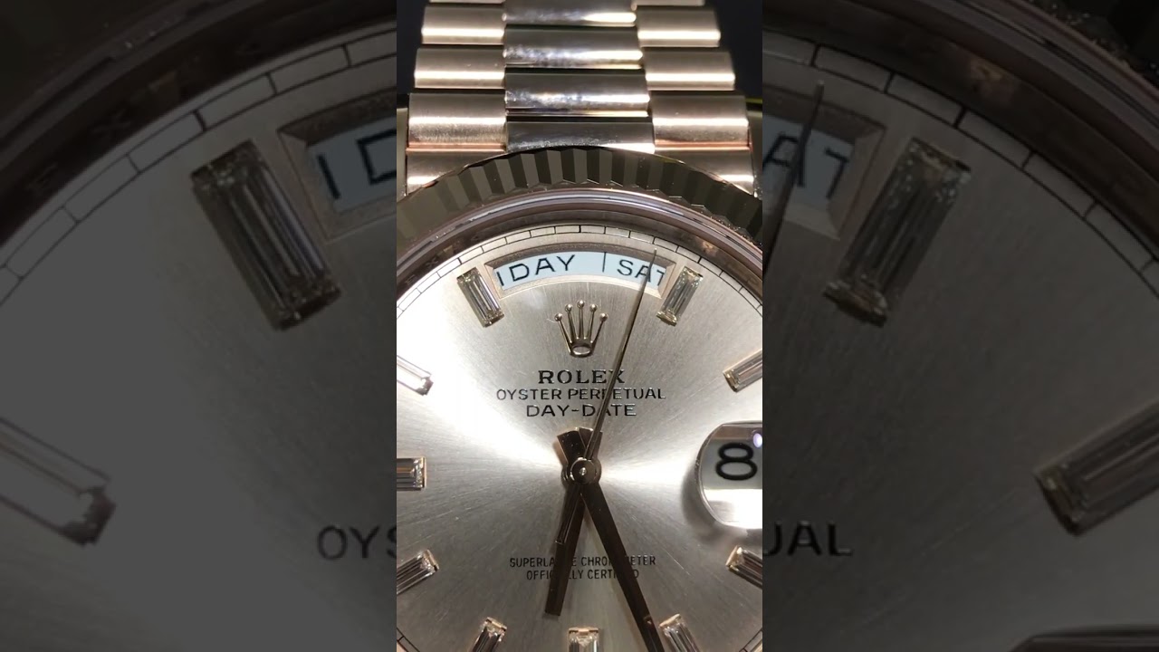 【全新錶】【二手錶】 Rolex Day Date 228235 0004 Sundust - 28watches