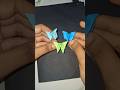 No Glue, No Scissors 🦋✨ Origami Butterfly Ring in Seconds 💍 #Shorts #diy #shorts #viral #origami