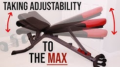 ULTRA Adjustable Bowflex Exercise Workout Bench - Don't settle for 3.1 when you can have 9.1 - DIY