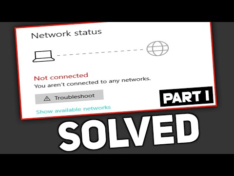 You Are Not Connected to Any Network || 🔥Fix WiFi || Part 1