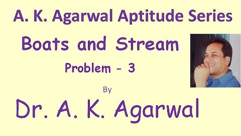 Boat and stream, Problem 3,