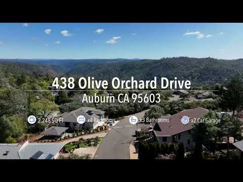 438 Olive Orchard Dr, Auburn, CA home video tour