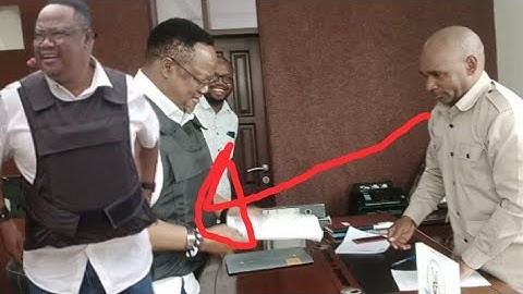 "BULLET PROOF " ILIVYOMSAIDIA TUNDU LISSU KUREJESHA FOMU