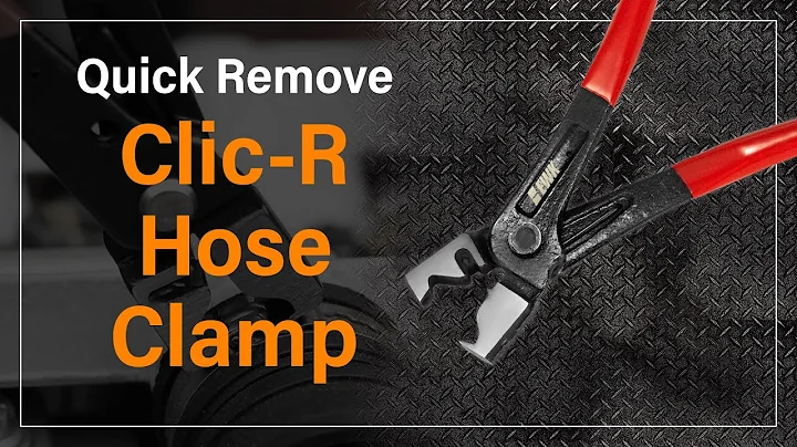 Quick Remove Clic-R Hose Clamp to Save You Time!│EB0039│EWKtool