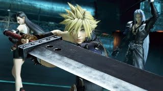 DISSIDIA NT Lobby Matches, but my team is just FFVII characters.