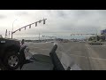 Brand new motorcycle rider versus out of gas motorcycle | Close call!