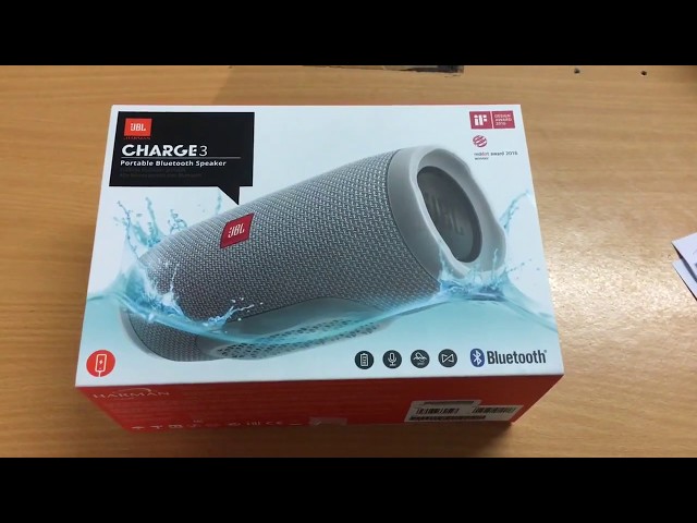 Đập hộp loa Bluetooth JBL Charge 3 chính hãng