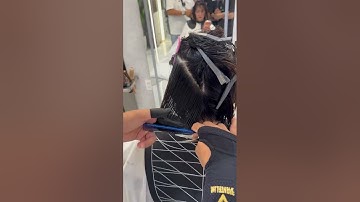 Hướng dẫn kỹ thuật cắt Tóc Bob tầng thấp.