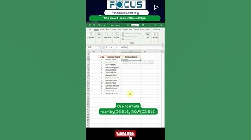 Useful Excel Tips | Reverse list in excel | #excel #shorts