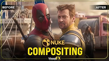 Speed Compositing in Nuke | Deadpool & Wolverine VFX Shot  (Hollywood Level)
