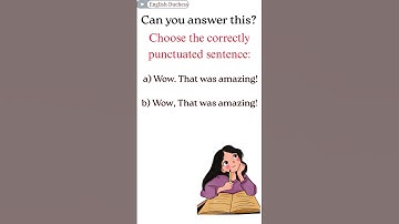 English vocabulary Grammar Practice Quiz 🌟  Punctuation! Can you pass this Quiz? #viralvideo #shorts