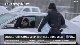 Cops shock drivers with gifts instead of tickets