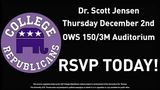 Dr. Scott Jensen Coming to UST