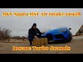 Supra MKV MST Air Intake Install ::  Insane Turbo Sounds