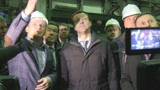 Приезд ВРИО губернатора Самарской области Азарова Дмитрия Игоревича  в Сызрань 2017