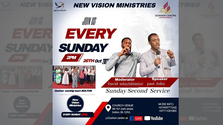 🔴GOSHEN CENTRE UK || SECOND SERVICE WITH PASTOR JOHN | 26-10-2025