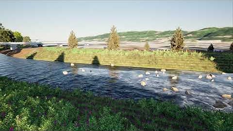 CityEngine Stream Restoration Code Example. Rendered in Unreal Engine 4.25.