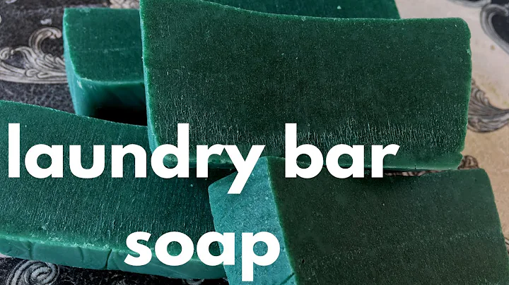 How to make laundry bar soap | hot process soap
