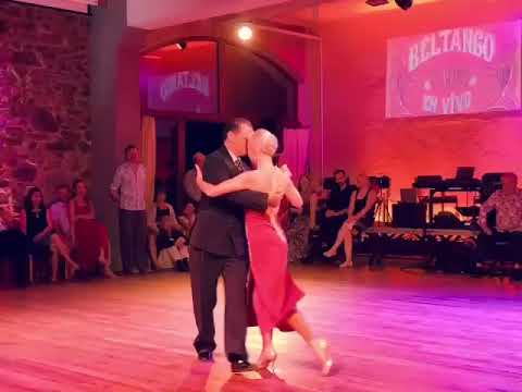 Patricia Hilliges e Matteo Panero dancing Vals ‘Criollita Linda’ at Tangospirit Festival 2024.