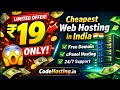 India's Cheapest Hosting 19rs CodeHosting.in
