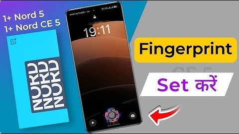 How to Set Display Fingerprint Lock in Oneplus Nord 5, Oneplus Nord CE 5 me Fingerprint Kaise Lagaye