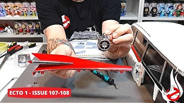 Build the Ghostbusters Ecto-1 - Issue 107 + 108 -  Rear Wing  Fin & Light (Speed Build)