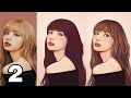 Simple Vector Art Hair Portrait Photoshop Tutorial