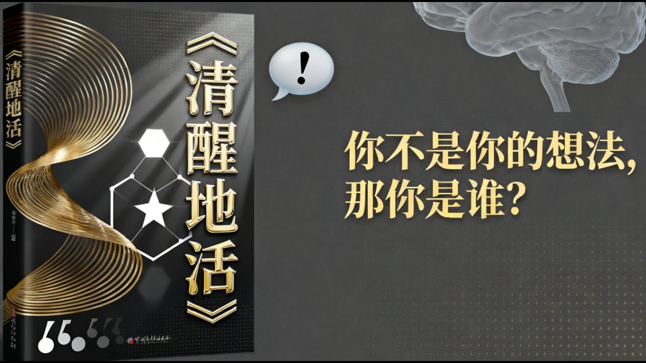 你不是你的念头，那你是谁？一个颠覆你世界观的答案，《清醒地活》深度解读| 读书 | 懶人讀書