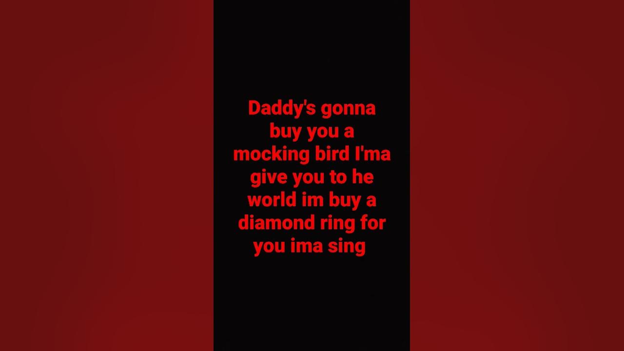 mocking Bird lyrics - YouTube