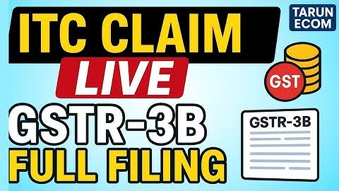 GSTR-3B Full Filing Tutorial | Eligible ITC Kaise Claim Kare? | Live GST Return Step-by-Step |