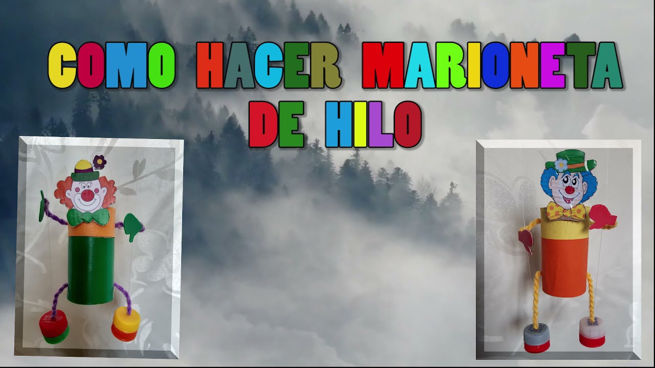 MARIONETA DE HILO - MATERIALES RECICLABLES