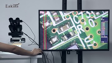 1080P HDMI VGA Industrial Digital Video Microscope Camera Video Image Storage Measurement Function