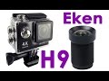 Камера Eken H9 как разобрать, замена объектива исправление искажений