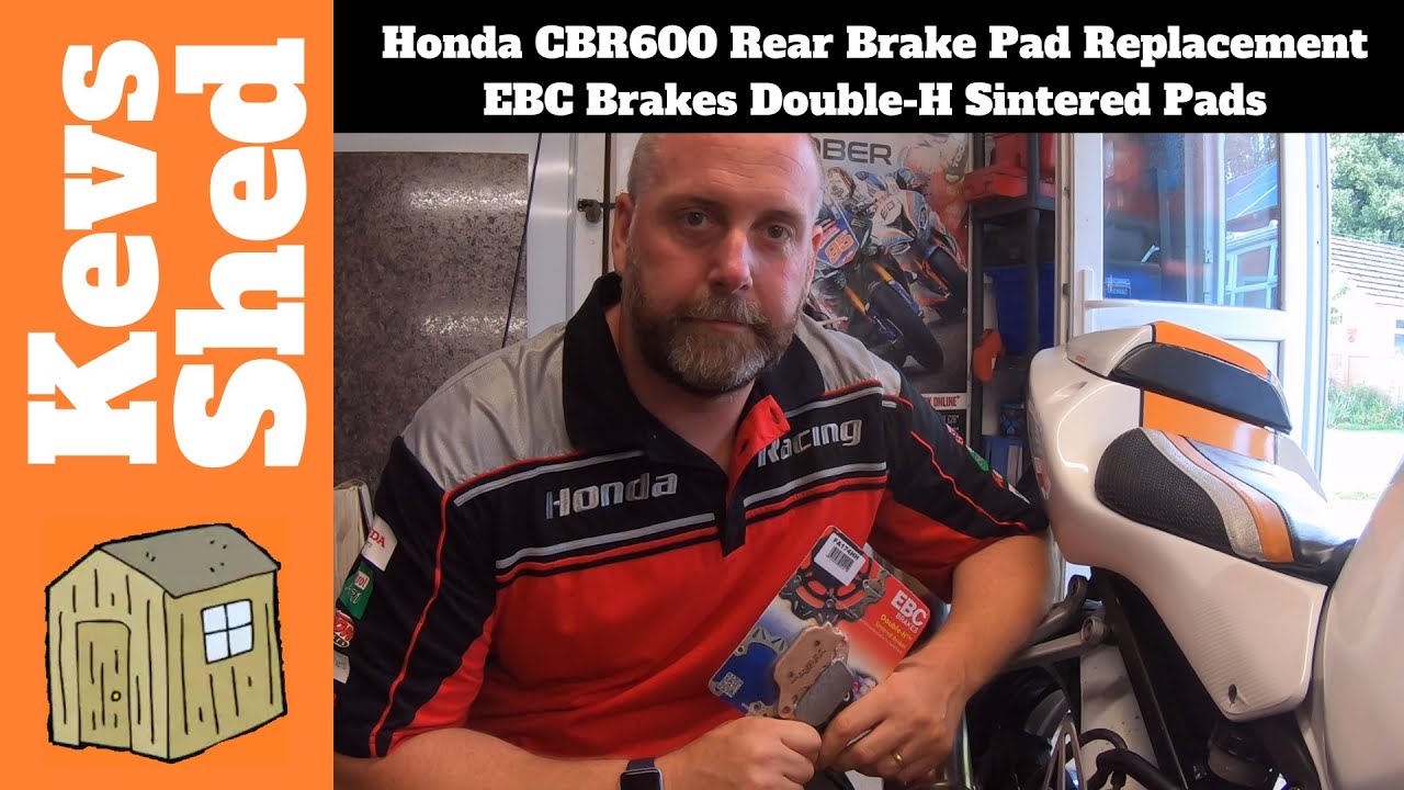 Honda CBR600 Rear Brake Pad Replacement - EBC Brakes Double-H Sintered Pads