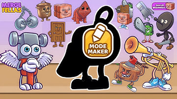 Merge Fellas Brainrot Sahur 2 Maker Mode Reverse Gameplay | NEW MODE - Reaching Max Level