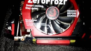 MSI GeForce GTX 960 GAMING 4G Часть 1