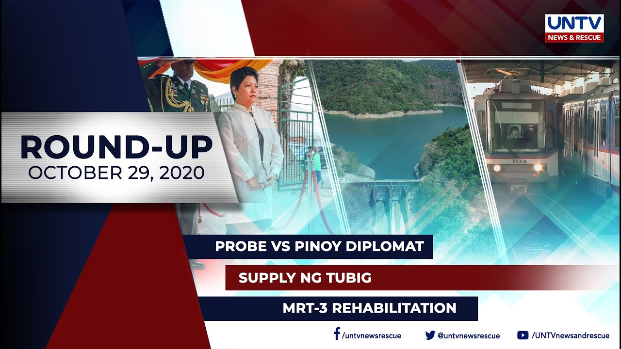 UNTV NEWS ROUNDUP: Mga balitang dapat mong malaman (October 29, 2020)