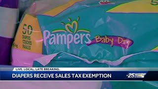 Floridians To Receive Tax Exemption On Diapers Starting This Summer