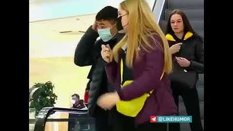 Жесткий розыгрыш на тему масочного режима. Люди испуганы и в шоке.