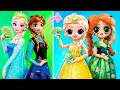Rica Elsa y Pobre Anna / 31 Manualidades DIY de Frozen para Muñecas LOL OMG
