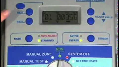 SmartLine Irrigation Timer   Run Manual Program mpg   YouTube